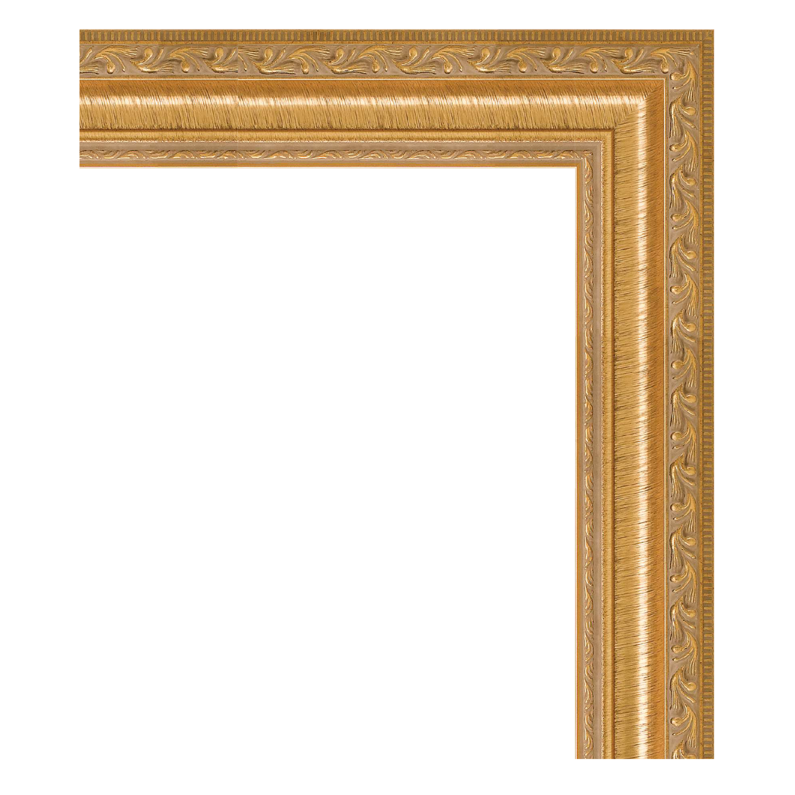 024 - 2" Classic Paneled Ornamental - Gold