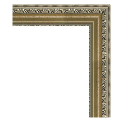 024 - 2" Classic Paneled Ornamental - Silver