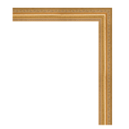 024 - 1 1/4" Classic Paneled Ornamental - Gold