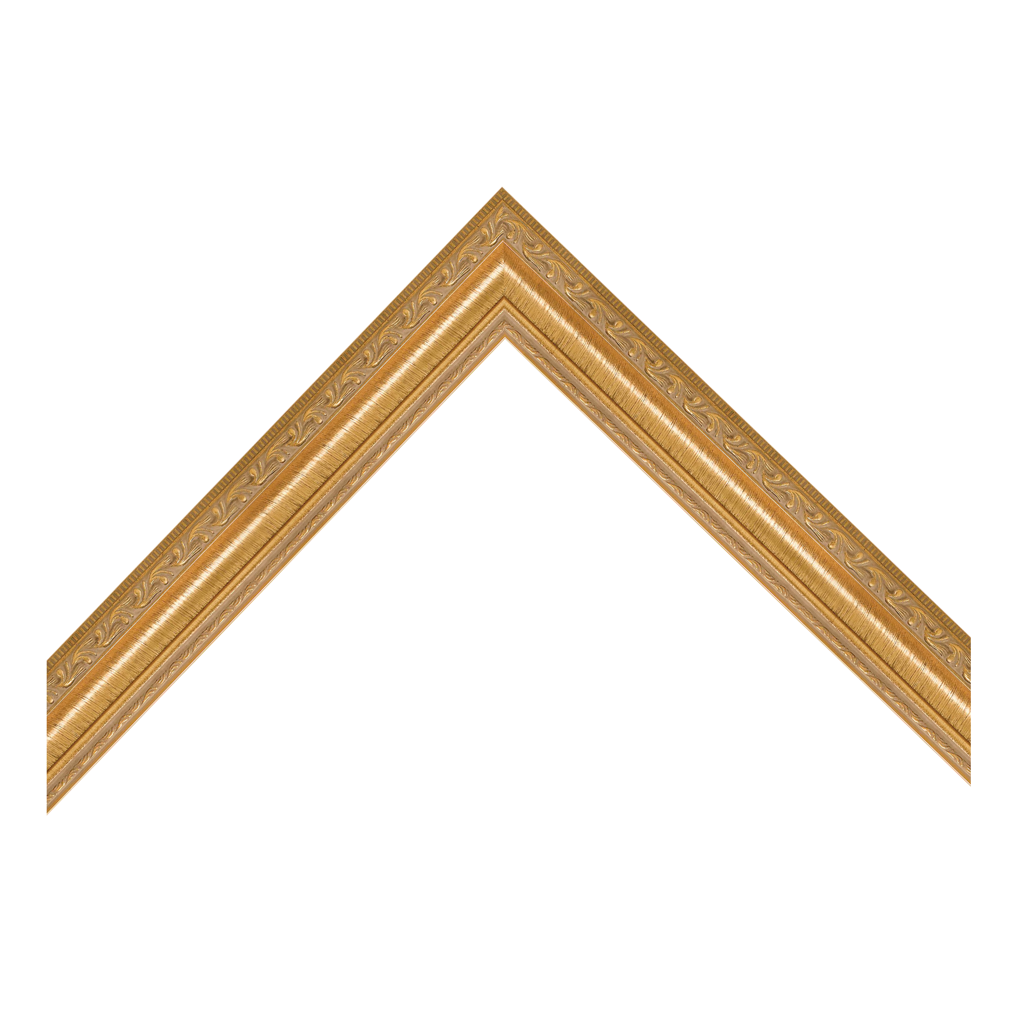 024 - 1 1/4" Classic Paneled Ornamental - Gold